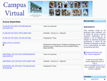 Tablet Screenshot of campusvirtual.isde.com.ar